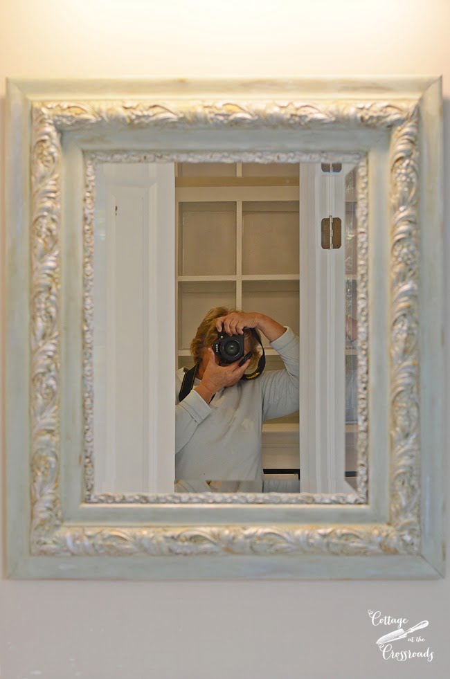 Painted mirror frames | cottage at the crossroads