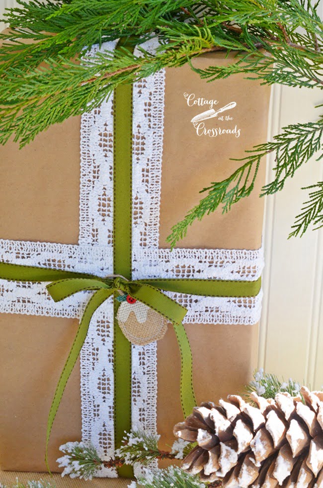 Pretty and easy gift wrap ideas | cottage at the crossroads