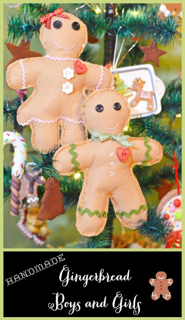 Handmade gingerbread boys and girls | cottage at the crossroads