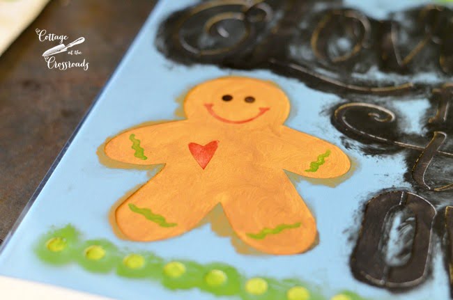 Gingerbread stencil