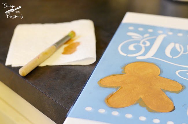 Gingerbread stencil