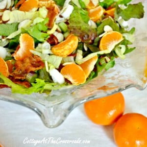 Mandarin orange salad | cottage at the crossroads