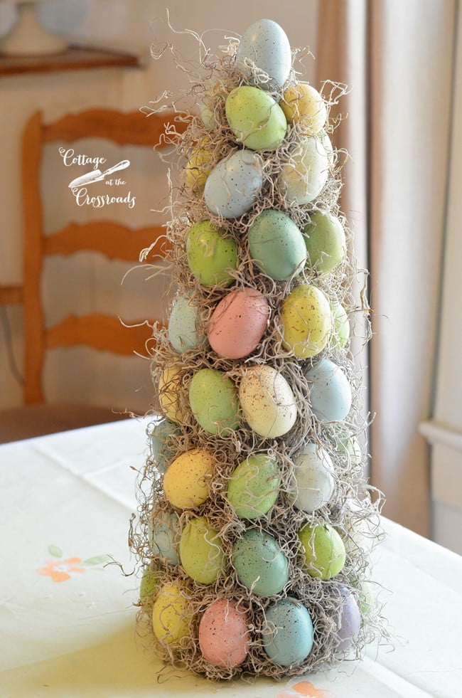 Easter Egg Topiary - Cottage at the Crossroads | Easter topiary, Creative easter eggs, Easter