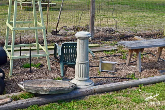 Leaky birdbath