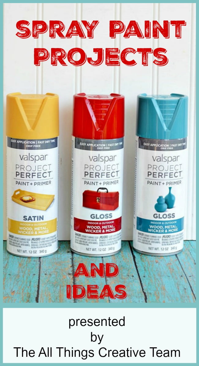 Diy Spray Paint Projects And Ideas Cottage At The Crossroads