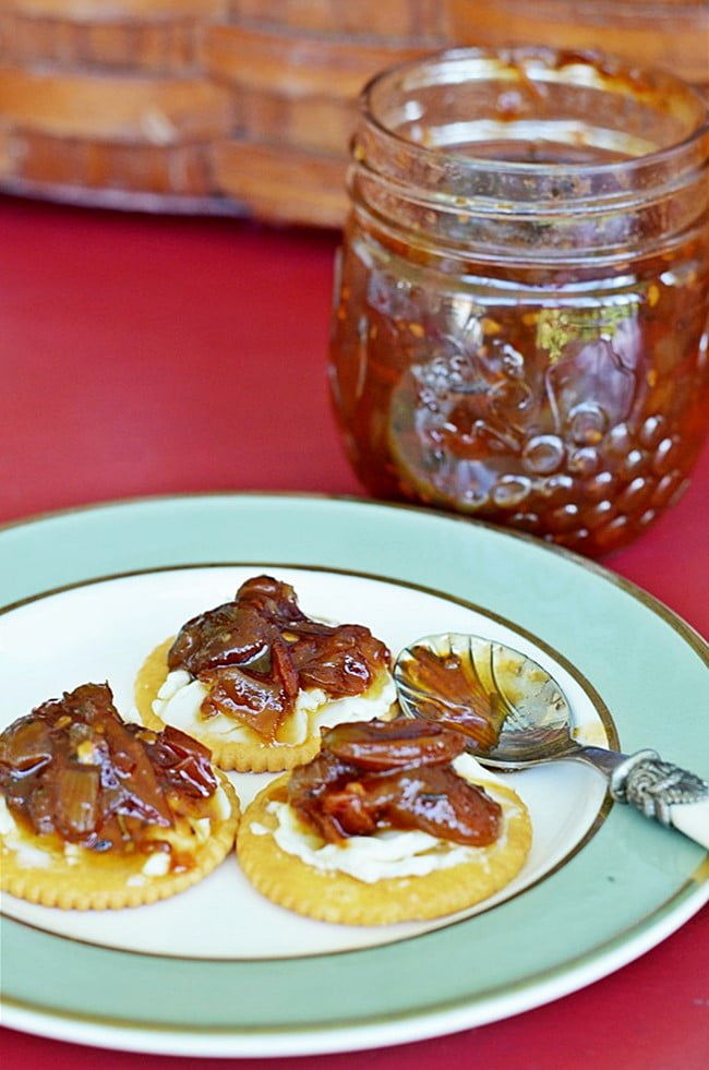 Homemade tomato jam