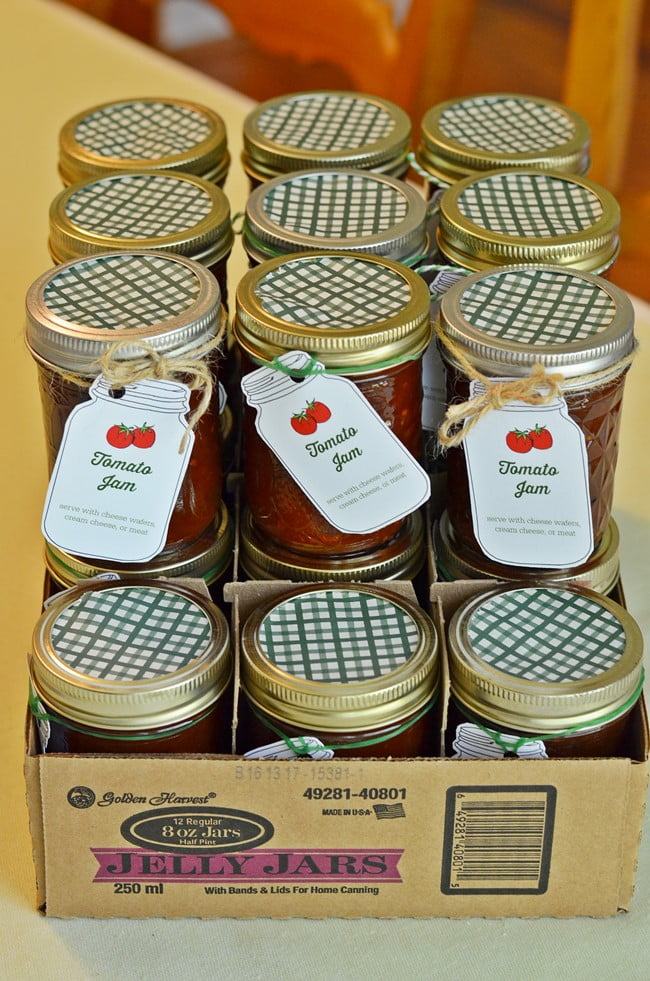 Delicious savory and sweet tomato jam!