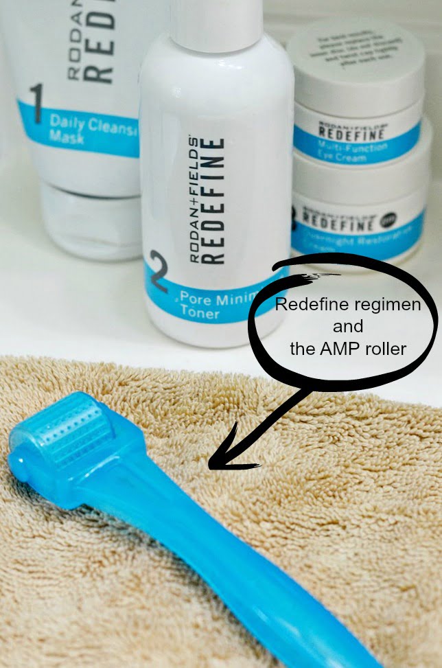 Redefine regimen and the amp roller from rodan and fields