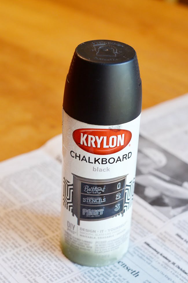 Chalkboard spray paint