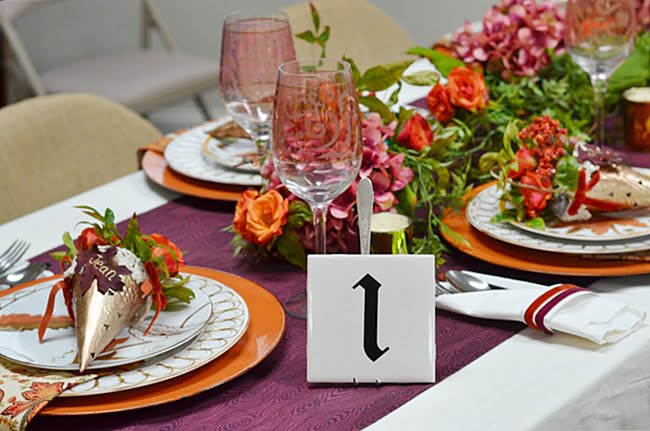 Autumn tablescape