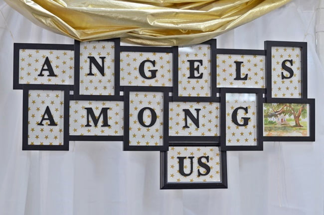 Angels among us tablescape luncheon