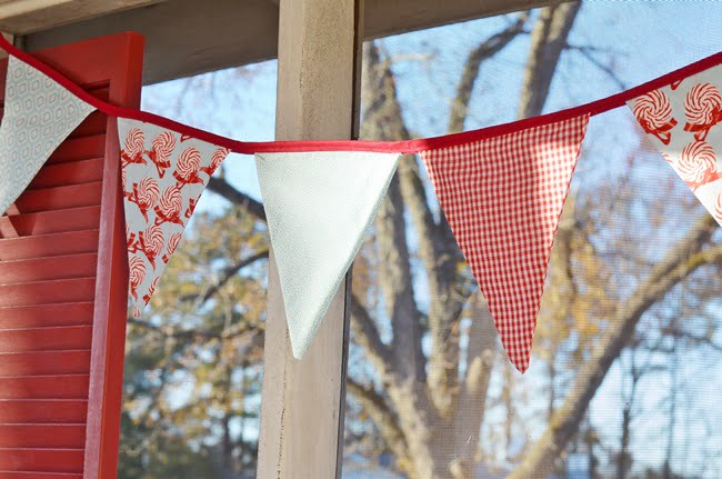 Handmade christmas banner