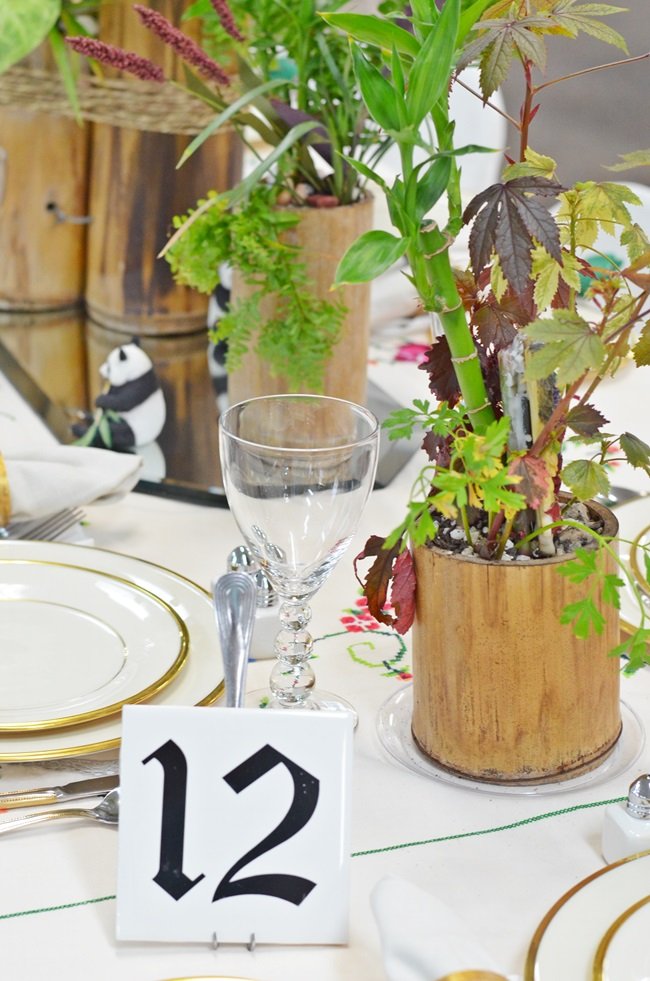 Nature inspired tablescape