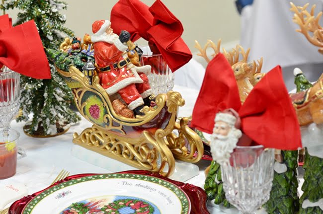 Christmas tablescape