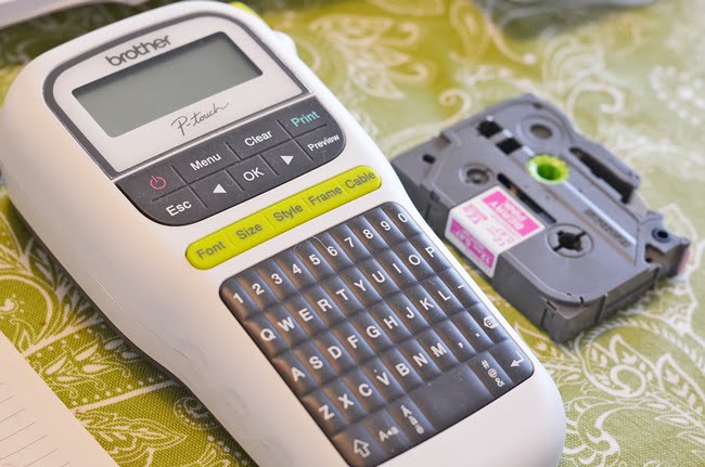 Brother p-touch label maker | cottage at the crossroads