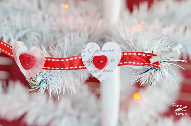 Valentine's day tree decorations