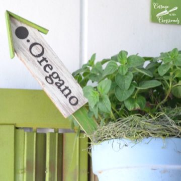 Decorative herb plant markers