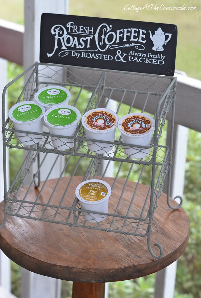 K-cup storage rack from emory valley mercantile