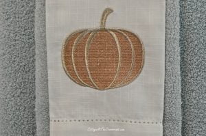Fall Bathroom Towels and Decor - Cottage at the Crossroads