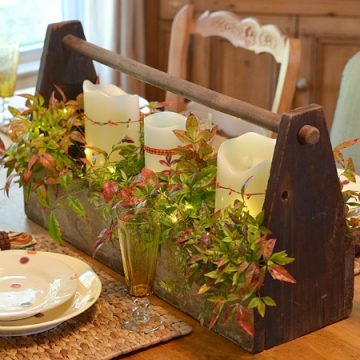 A traditional fall farmhouse tablescape-cottage at the crossroads