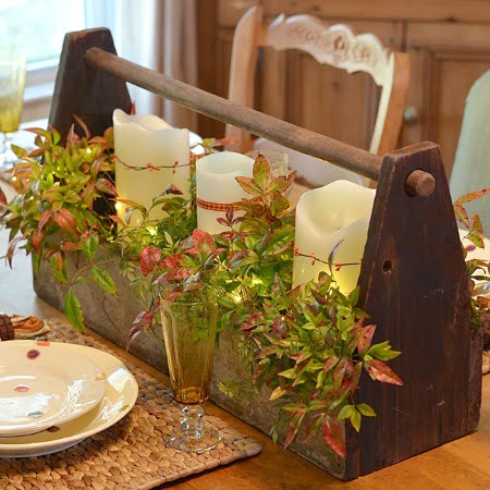 Fall Farmhouse Tablescape - Eighteen25