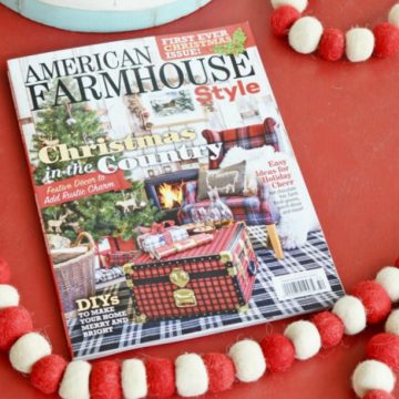 American farmhouse style magazine feature