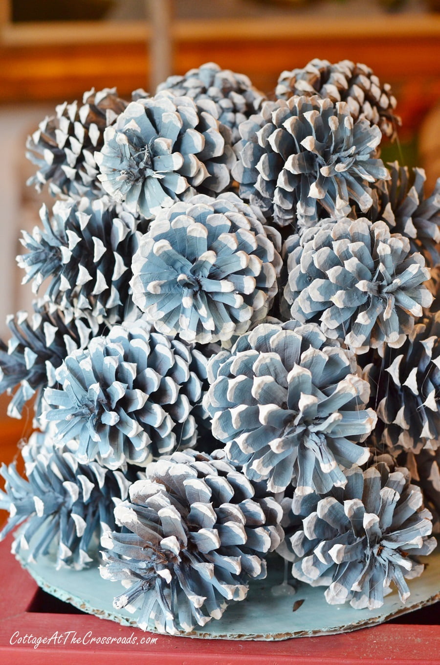 How to Make Pine Cone Christmas Trees - Cottage at the Crossroads