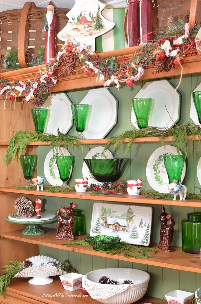 Pine cupboard in the dining room