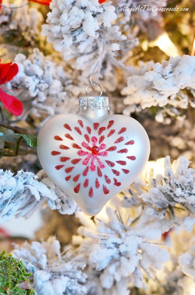 Valentine Heart Ornament Wreath