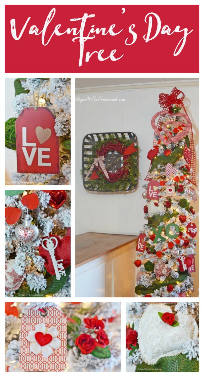 Valentine's day tree graphic