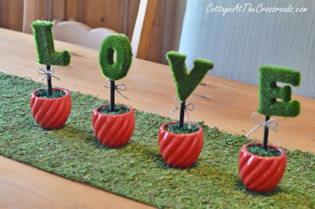 Valentine's Day Tree and Wreath - Cottage at the Crossroads