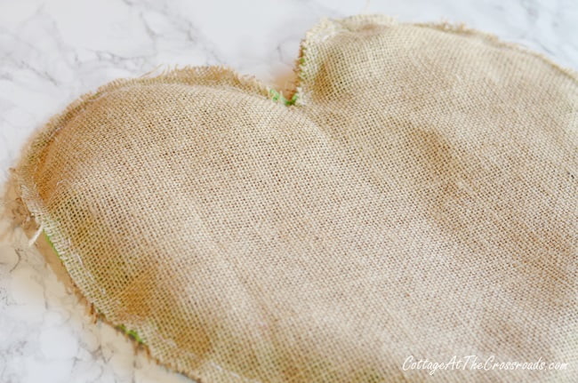 Diy heart shaped pillow