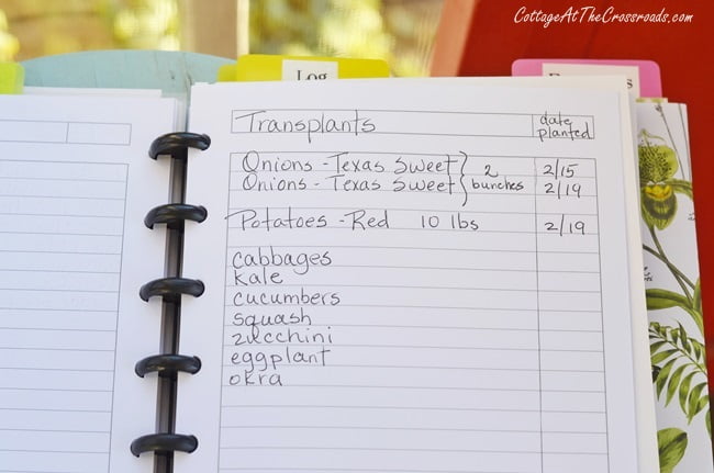 How to Set Up a Garden Journal - Cottage at the Crossroads