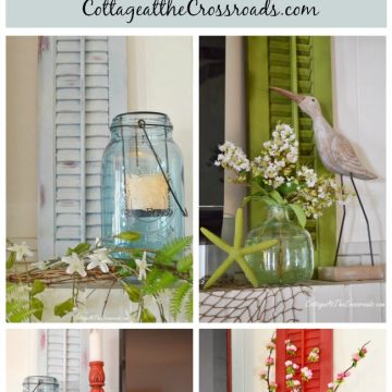 Decorating with old wooden shutters