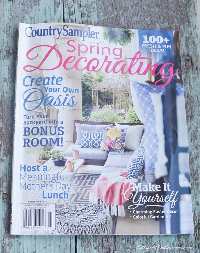 Country sampler spring decorating 2018 issue