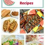 Graphic with text 12 delicious picnic recipes