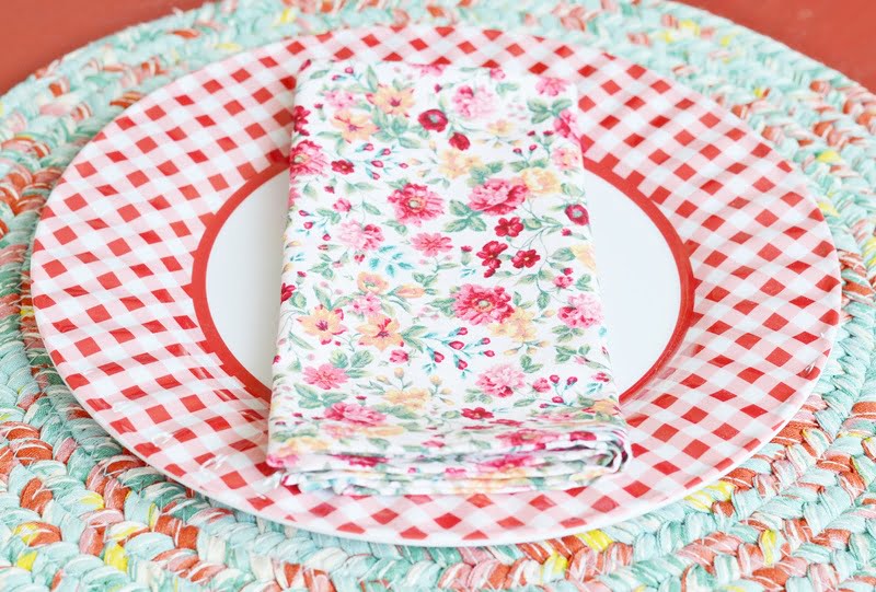 Homemade cloth napkins