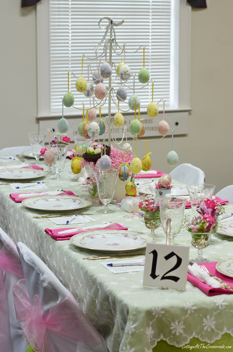 Easter tablescape