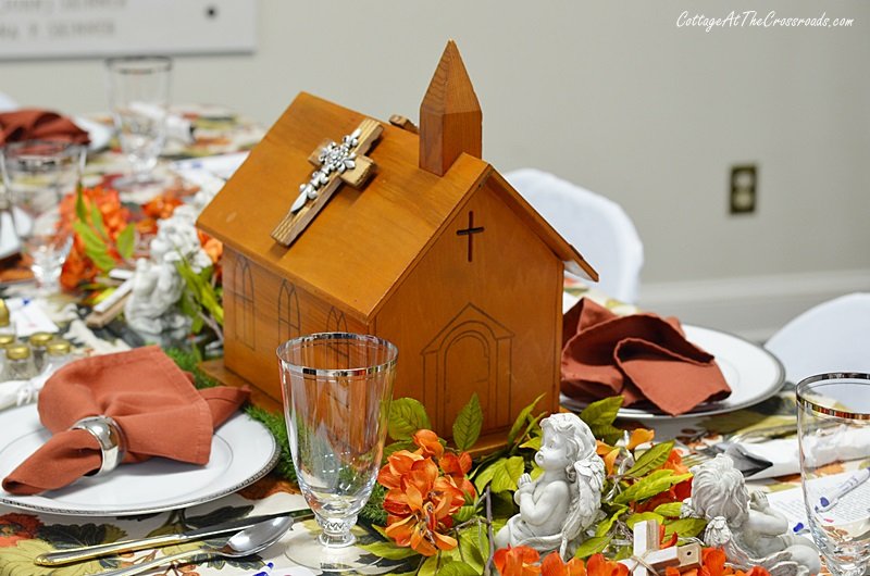 Handmade church centerpiece