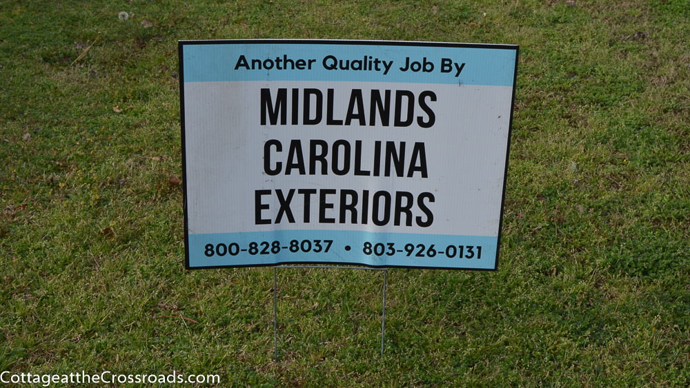 Midlands carolina exteriors sign