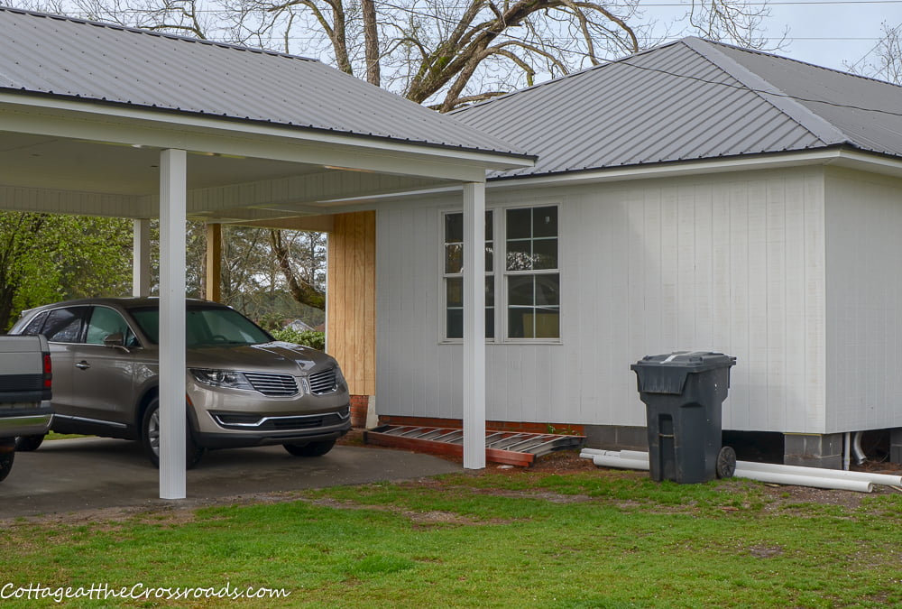 New carport and metal roof