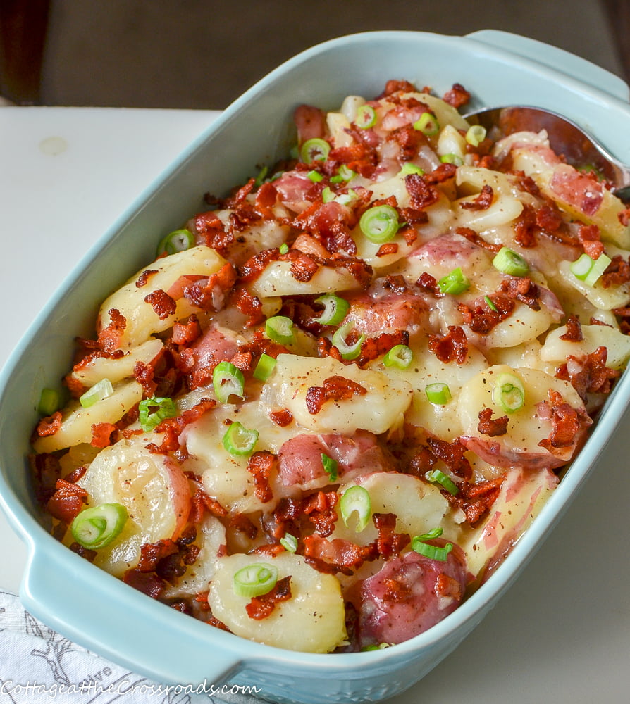 Warm German Potato Salad With Bacon Cottage At The Crossroads