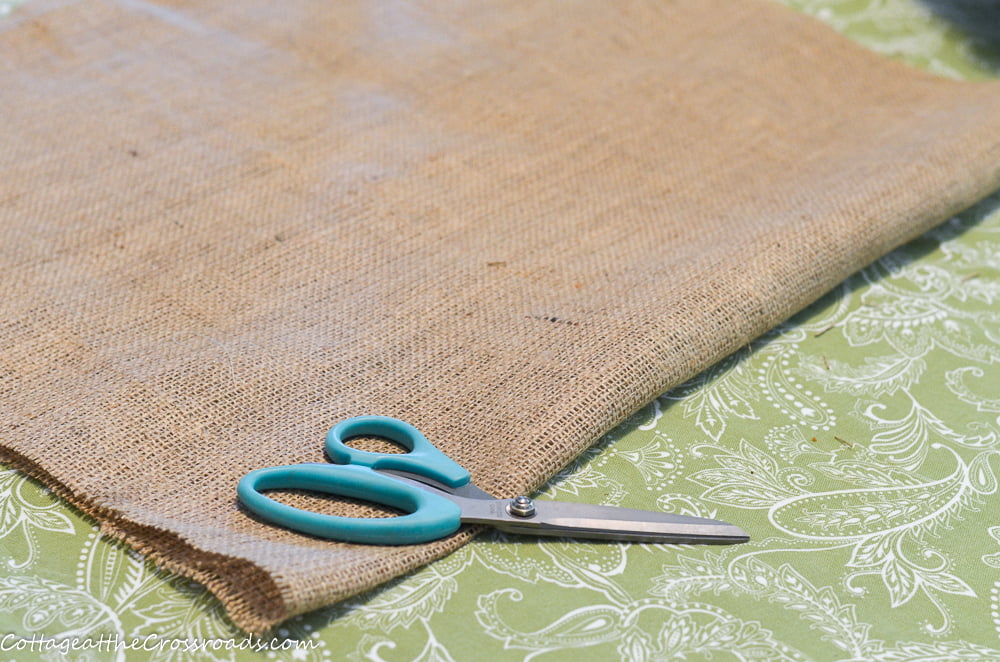 Burlap fabric for making a cotton seed bag