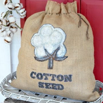 Cotton seed bag square
