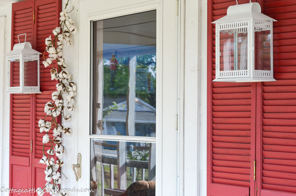 Updated painted metal lanterns