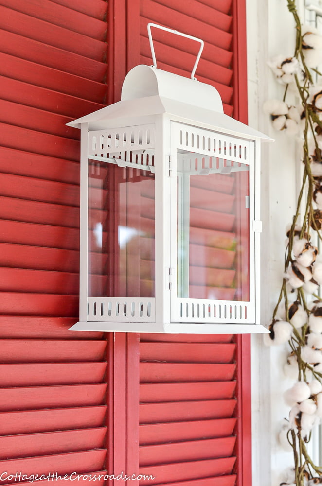 Updated painted metal lanterns