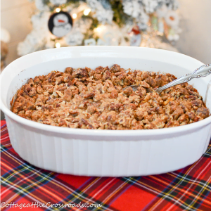 Grated sweet potato pudding