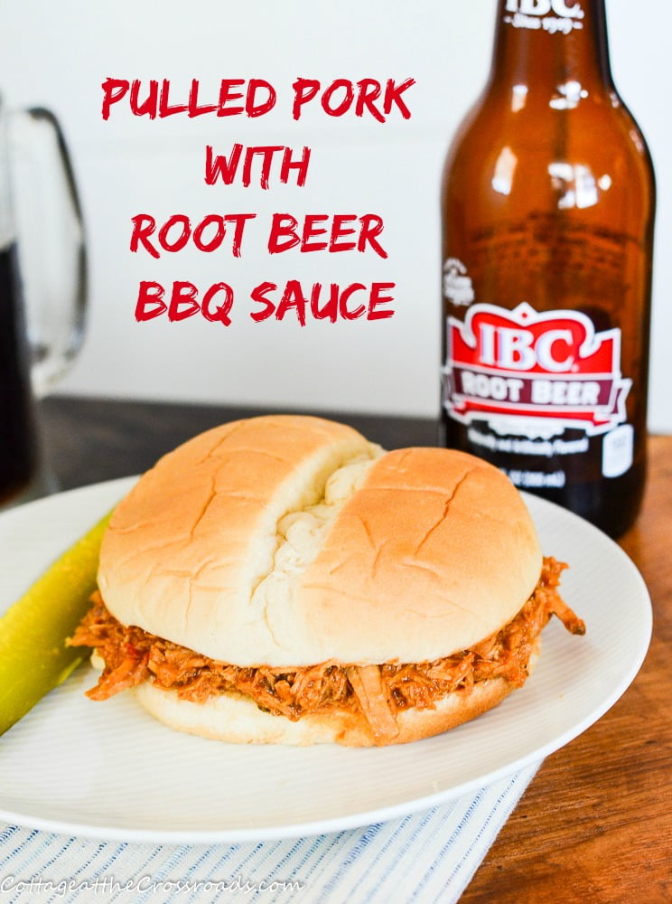 Pulled pork with root beer bbq sauce