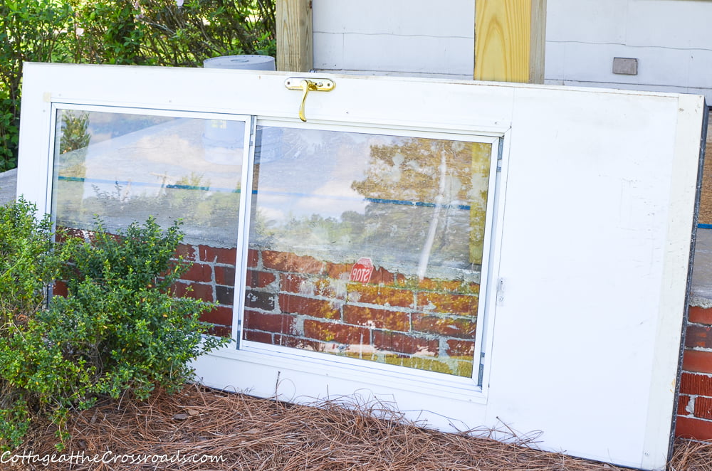 Old storm door