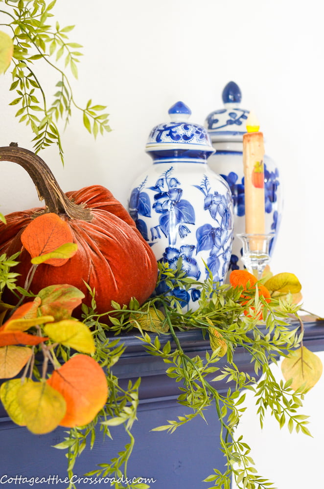 Chinoiserie on mantel